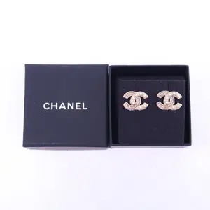 Pre-owned Chanel cc earrings W20935