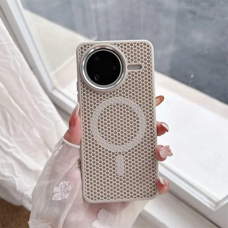 For Xiaomi Redmi K90 Pro Max Heat-Dissipating Magnetic Phone Case Metal Lens For Xiaomi 17 Breathable Protective Cover HNAF52Dccdv