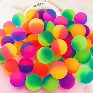 Glitter Balls 45mm Large Size Solid Rubber Bouncy Balls for Kids 10 Pack Elastic Play Balls for Gashapon Machine Jumping Ball Toy