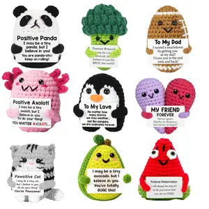 Crochet Emotional Support Stressreliefgifts  Emotionalsupportgift  Birthday giftsformen  Birthday giftsforwomen  Deskdecor   Stuffed animal  Cutedeskaccessories  Crochetanimals  Anniversarygifts  Positive crochet  Motivational gifts  Boyfriendgifts