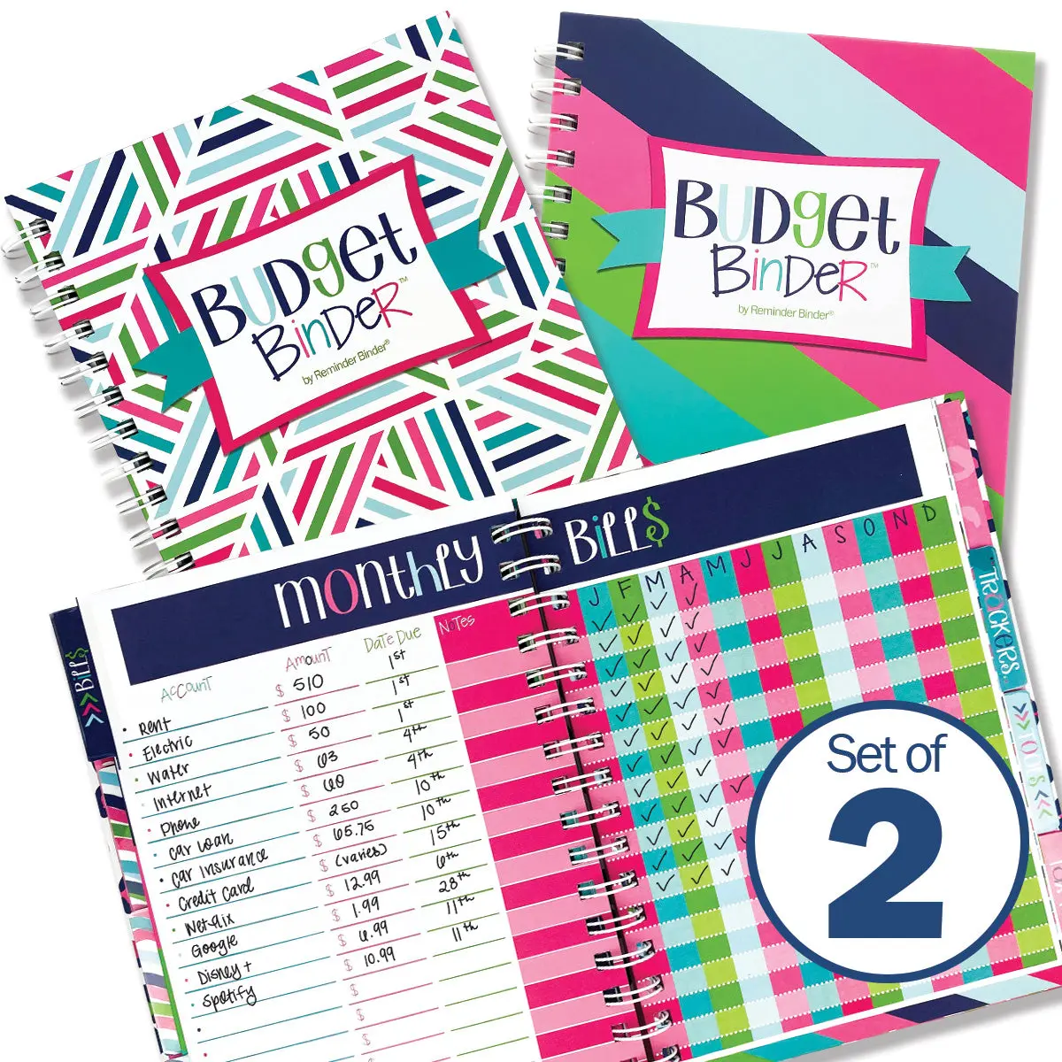 Budget Binder™ Duet to Organize Bills, Track Spending, Save More & Keep Each Other Accountable