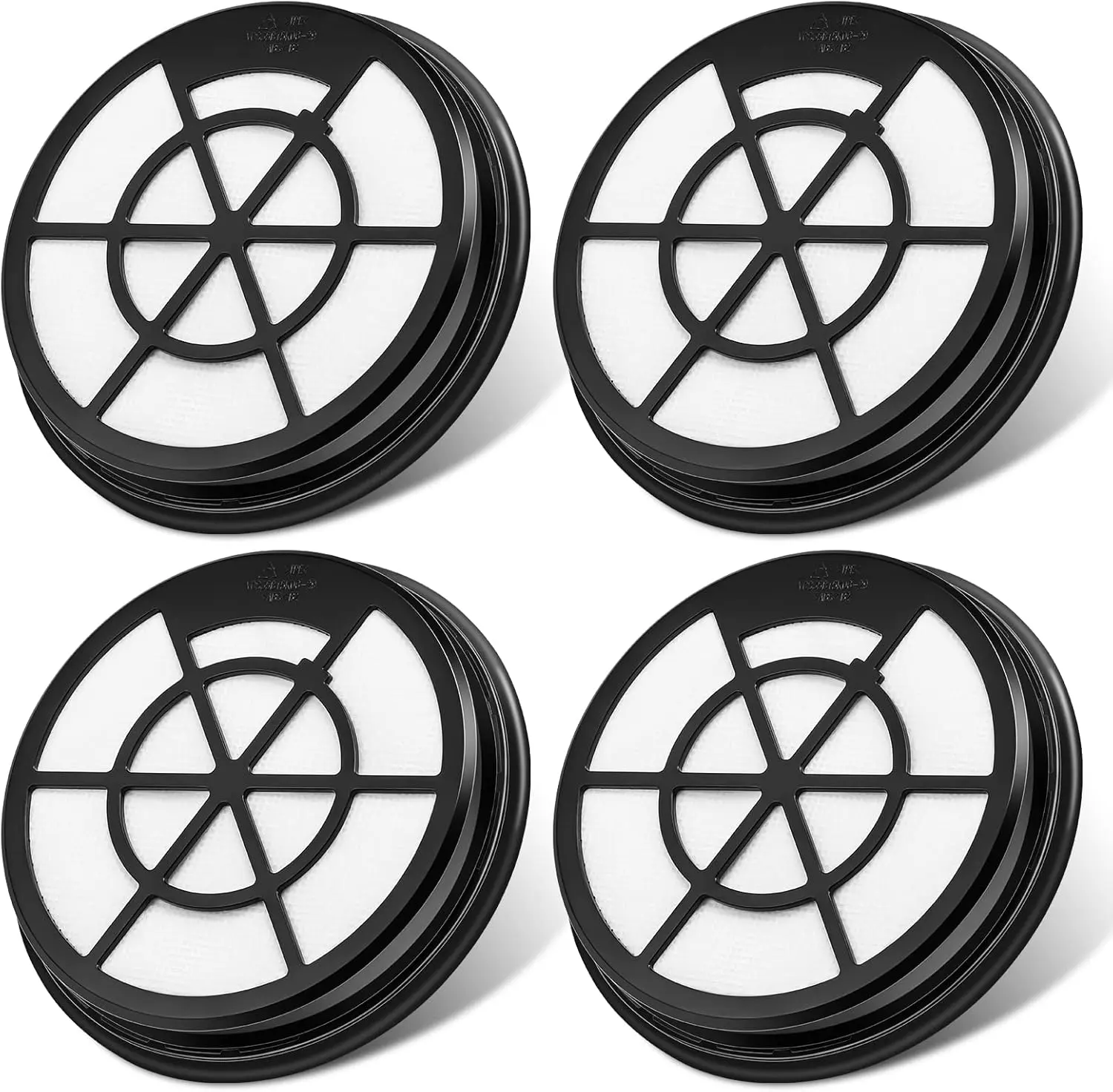NEN110A Vacuum Filter, Inlet Frame and Sponge Filter Compatible with Eureka Whirlwind Bagless Canister Vacuum Cleaner, Fits NEN110A, NEN110B, NEN110D(4-Pack)