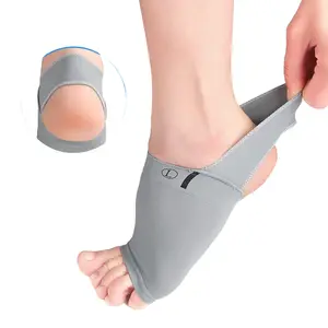1 Pair Arch Support Socks, Elastic Strap On the Heel,Orthopaedic Support Arch Pads for Pain Relief ，Bandaged Arch Socks（gray）