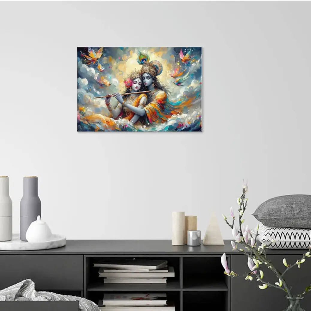 Radha Krishna Canvas Print "Ready to Hang"