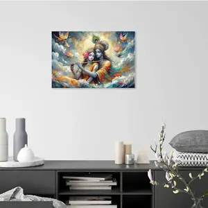 Radha Krishna Canvas Print