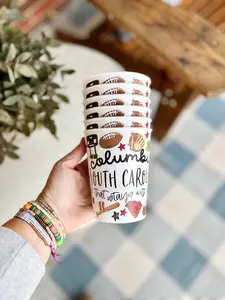 Columbia, SC Multi Sport Collage Style Reusable Cups