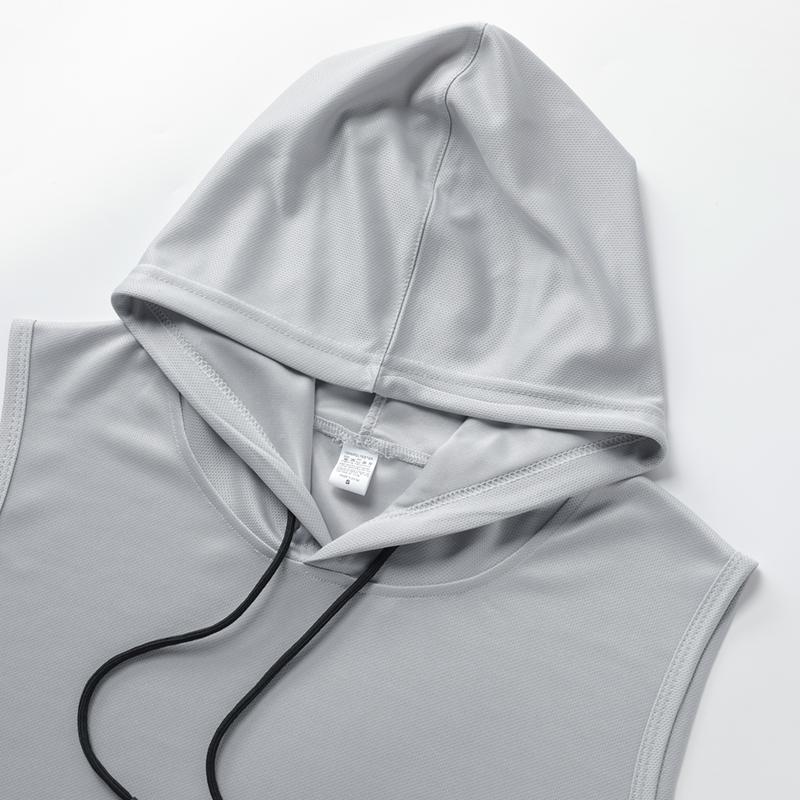 TOOTD Curated — Men’s Workout Tank Top 3-Pack Sleeveless Running Shirts with Hoodies Sports Fitness Vests Sports Vests SpringStatements, men’s tops, stylish lightweight quick-dry, suitable for summer wear