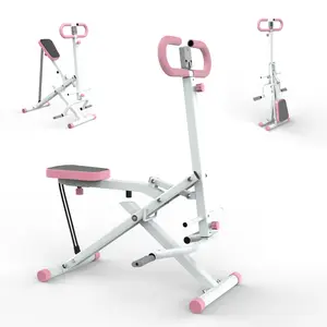 Squat Machine for Home Foldable Assist Trainer with Resistance Bands for Glutes Workout Butt Thighs Abs Back Leg Press and Hip Thrust for Home Gym Fitness