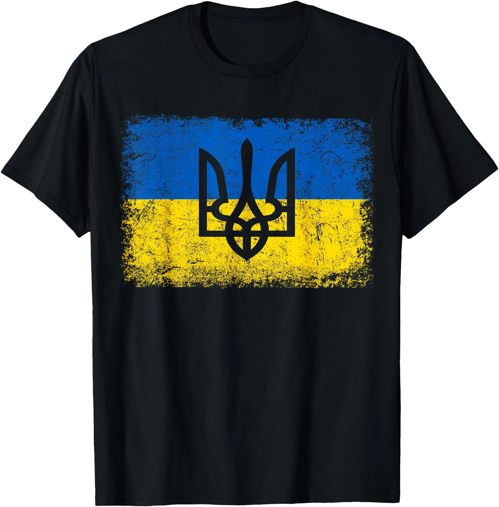 Ukraine Ukrainian Flag Ukrainians Gifts T-Shirt Classic Cotton Top Unisex