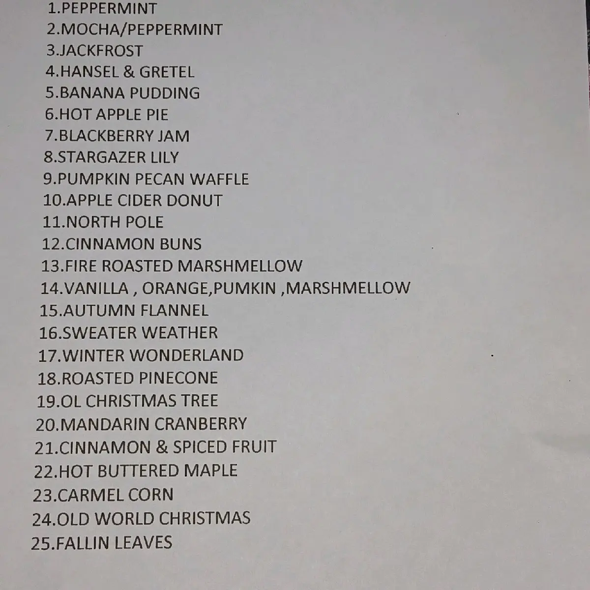 HOLIDAY  SEASONAL  FRAGRANCEZ 4 CANDLES & WAXMELTZ