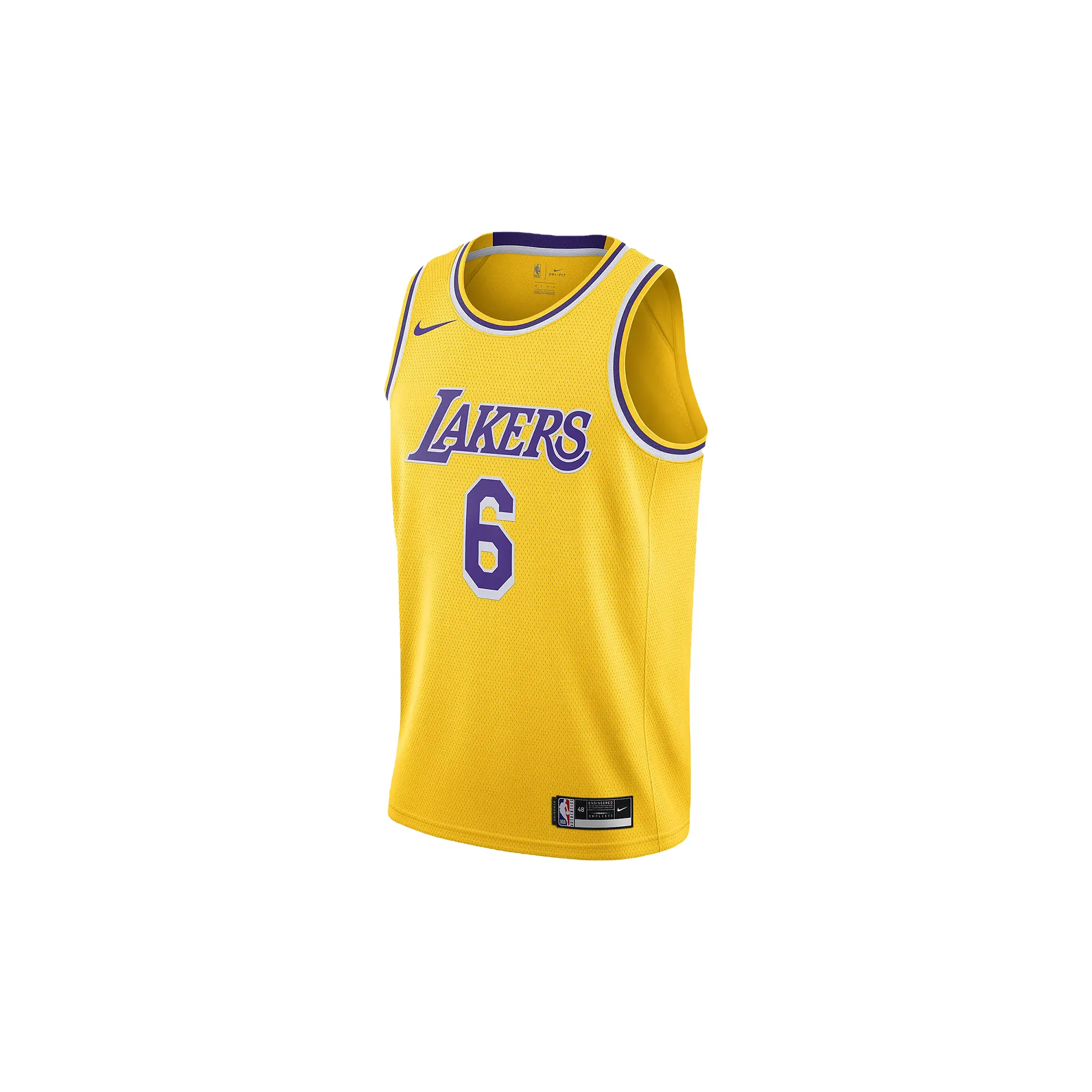 LA LAKERS LEBRON JAMES #6 ICON SWINGMAN JERSEY 