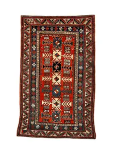724 - Antique Genje Genuine Fine Armenian Handmade Rug