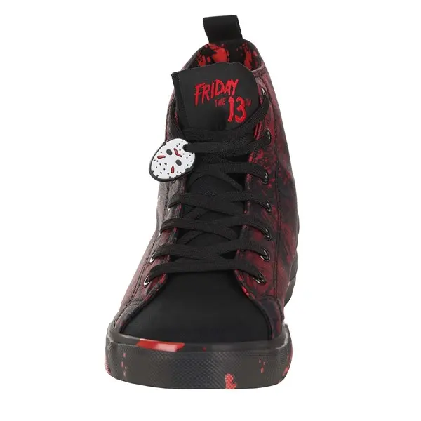Friday the 13th Jason Adult High Top Sneakers Friday the 13th Jason Adult High Top Sneakers