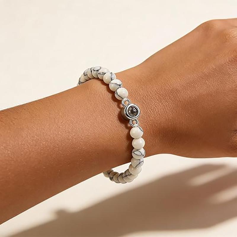 I Love You 100 Languages Bracelets Couples Gifts To My Men, Boyfriend, Girlfriend, Husband, My Love, Soulmate, Fiance - Anniversary Valentines Day Birthday Christmas  for Him and Her