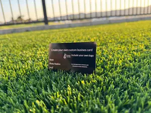 Fully Customizable Black Metal Business Card