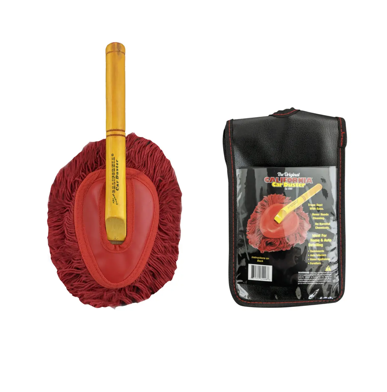 California Car Duster Platinum Mini Duster for Automotive Interior and Dash Cleaning 62449