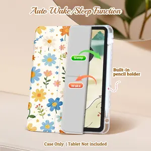 Personalized foldable case for iPad mini 6 and iPad Pro 11" (2020),auto sleep/wake lightweight case,trending holiday gifts