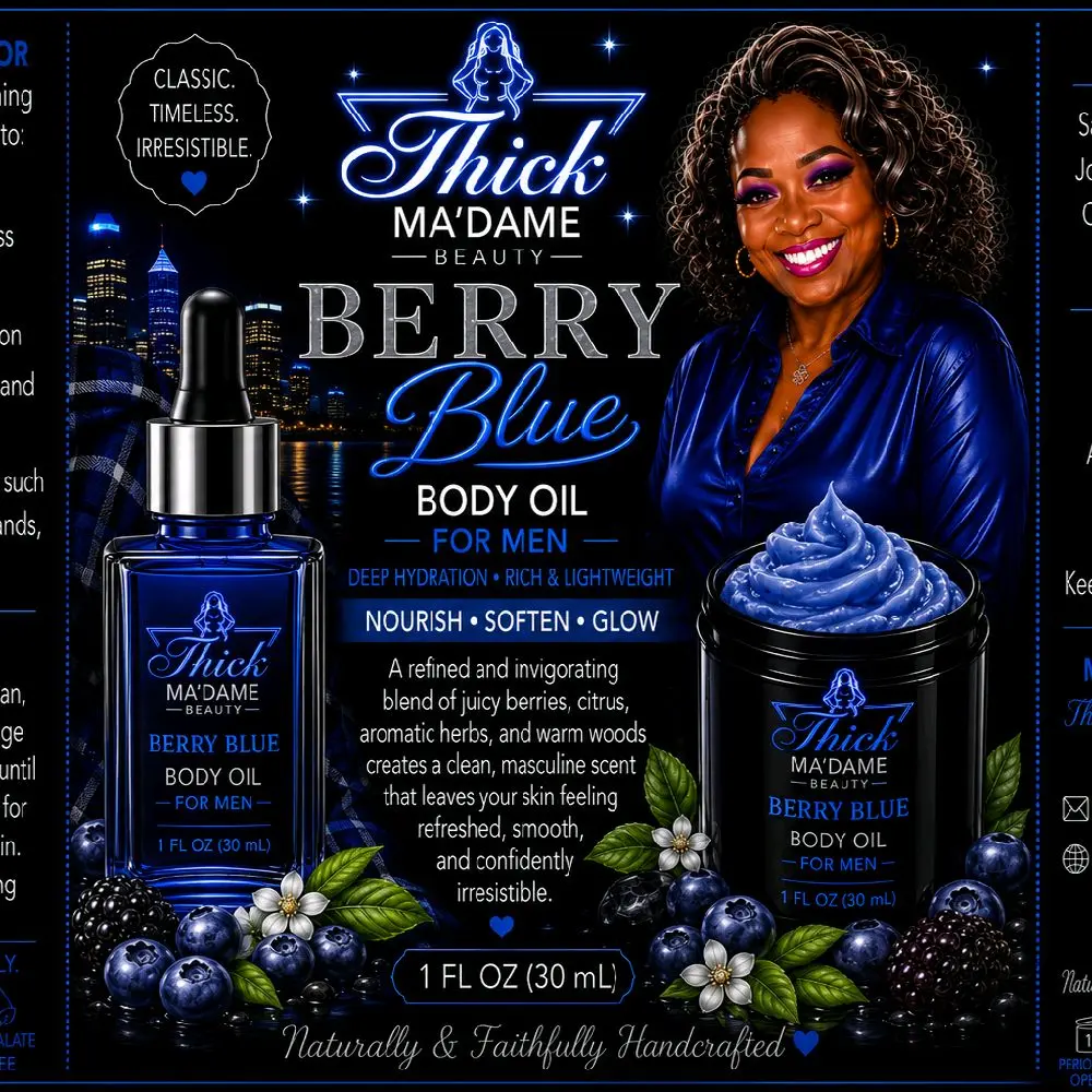 Berry Blue Body Oil
