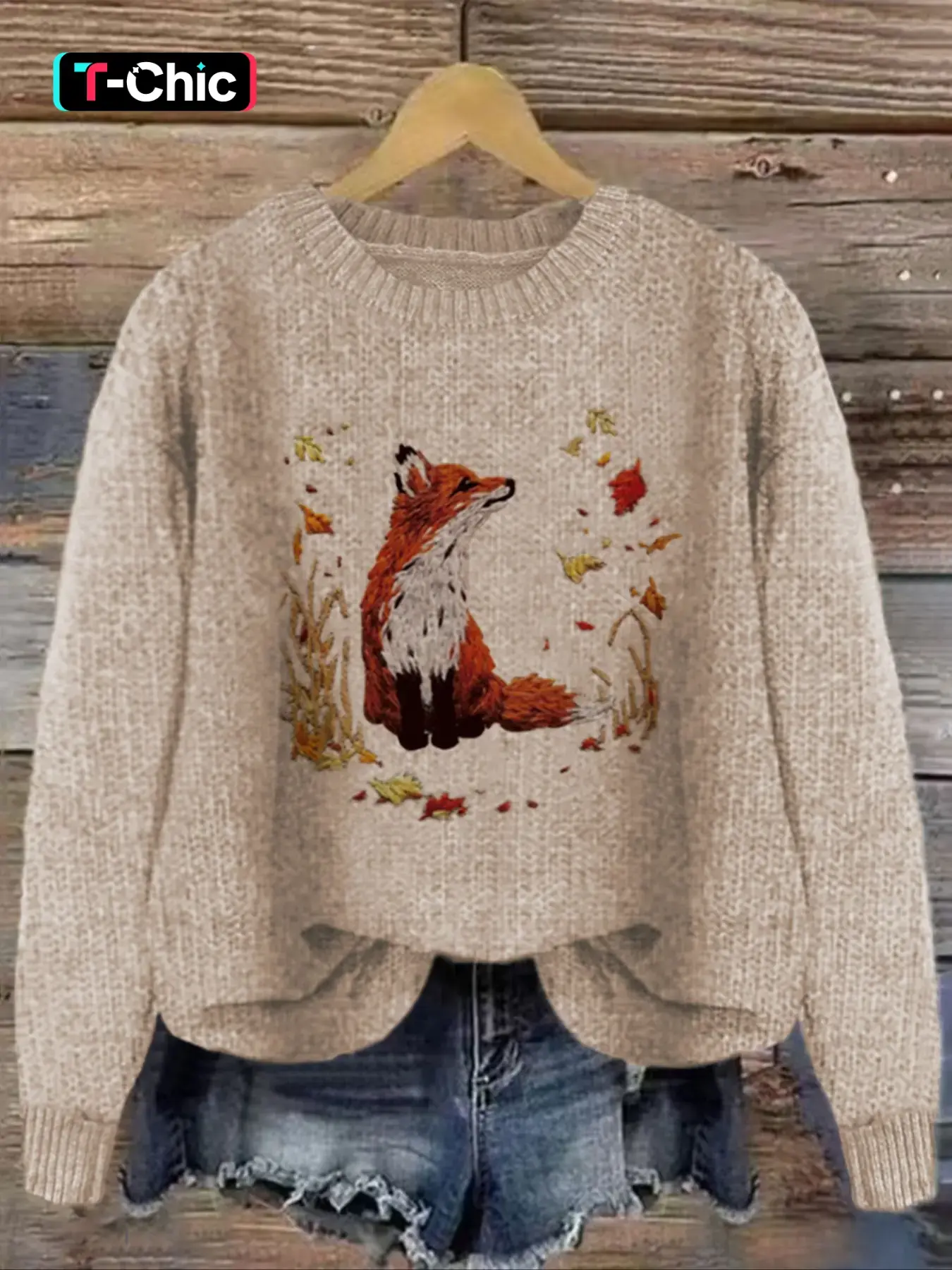 ニット/セーター L'Appartement Fox Wool Knit Buy Joules Jonty Fox Green Intarsia Crew Knit Jumper from Next USA
