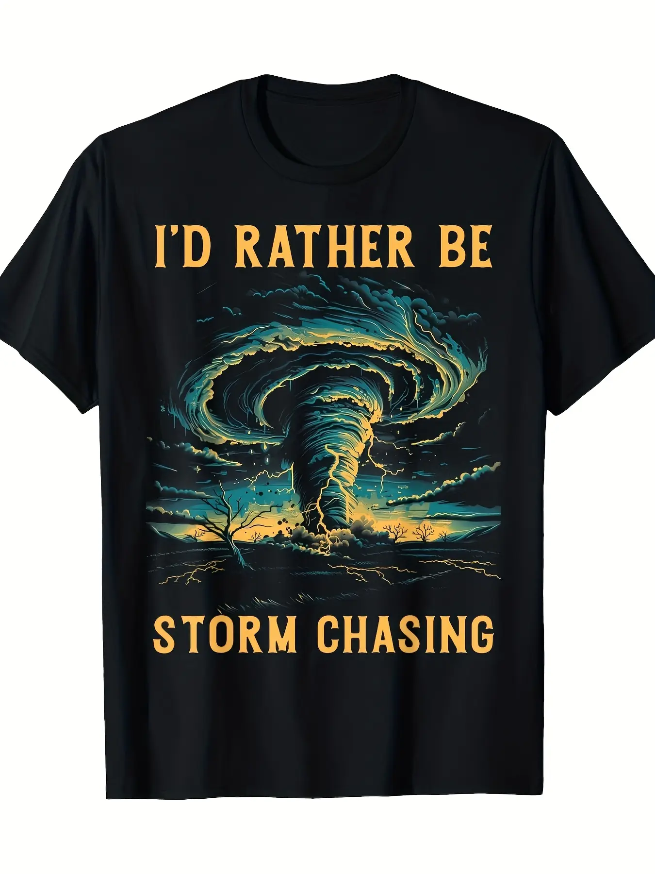 Men's Tornado Chaser Meteorologist Storm Chasing T unisex soft cotton short sleeve t shirt, vintage graphic casual tee for men women teens, perfect birthday holiday gift for camping travel gym daily street  wear