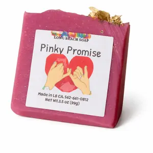'Pinky Promise' cold process soap bar