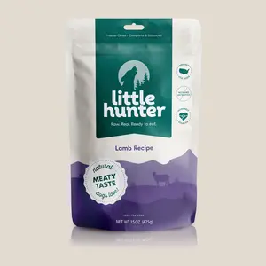 Little Hunter Freeze Dried Fresh Dog Food Raw Lamb Recipe - Picky Eater-Approved Limited Ingredient Dog Food for All Stages - High Protein, Small Batch, Grain Free Raw Dog Food, 15 oz Premium Adult