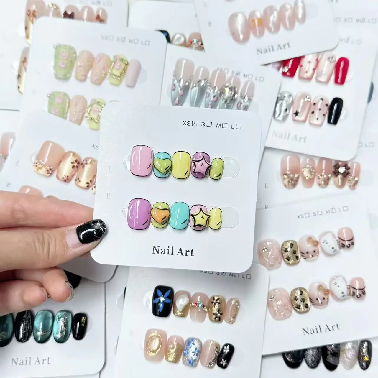 3 set random pick up handmade press on nails 3 set random pick up handmade press on nails