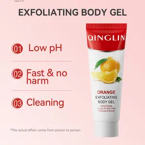 【QINGLIN】Orange Enzymes Exfoliating Gel  Skin Care Face Scrub Peeling Gel with Orange, Moisturising Exfoliator for All Skin  100g Gentle Nourishing daily comfort rene skin
