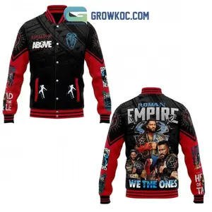 Roman Reigns Head Of The Table We The Ones Baseball Jacket KMH Varsity Jacket Unisex Jacket