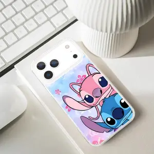 Disney Stitch MagSafe Magnetic Phone Case for iPhone 17 Series with Cute Cartoon Design Protective Features & MagSafe Compatibility Adorable Stitch Design for Disney Fans - Minor Bumps