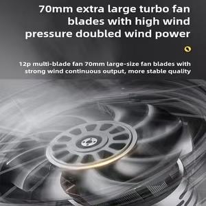 Cordless Leaf Blower Violent TurboFan,BrushlessPure Copper Motor Jet Fan Wit