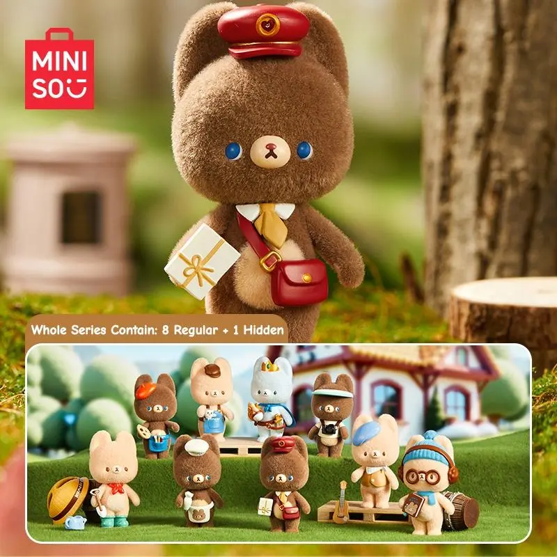 【Holiday Gift】MINISO Kumaru Little Dreamer Series Blind Box - Flocked Bear Plush Figurine | Adorable Decor Piece, Perfect Gift for Her (Girls & Plush Collectors)| Shopping Bag  , Holiday & Holiday Haul#Summervibes