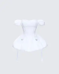 Tabitha White Corset Mini Dress