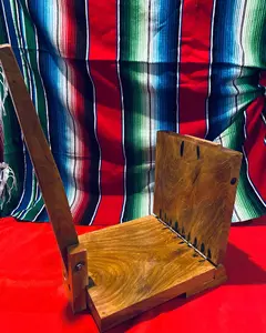 Prensa de Madera, mezquite, tortillas