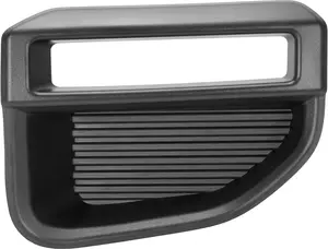 HECASA Left Fog Light Bezel for 2020-2022 Ford F-250 F-350 F-450 F-550 Super Duty FO1038220 LC3Z17C755BA Front Bumper Lamp Cover Trim Driver Side Black Plastic