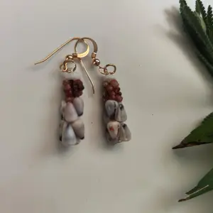 Handcrafted Kauai Cone Shells Kahe Pikake Style Earrings 100% Niihau Shell Jewelry