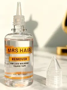 Transparent 30ML Hair Glue Remover, No-Trace Hair Extensions Adhesive Remover, Residue-Free Hair Glue Cleaner, Hair Extension Detangler, Lace Wig Adhesive