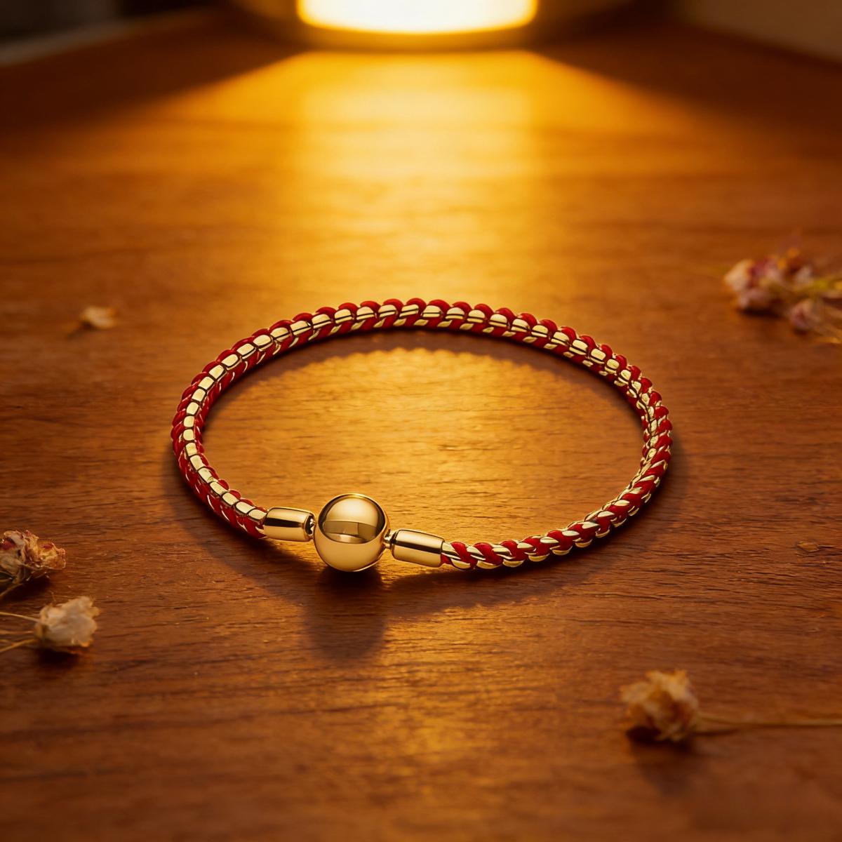 Blue/Red/Black/Pink Braided Charm Bracelet, High Polish Silver Plated Beaded Bracelet, Adjustable Casual Wristband