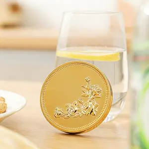 New Creative Gold Coin Bottle Opener Magnet Refrigerator Decoration Multi-Functional Beer Opener Tool, Unique Decorative Magnetic Fridge Magnet
