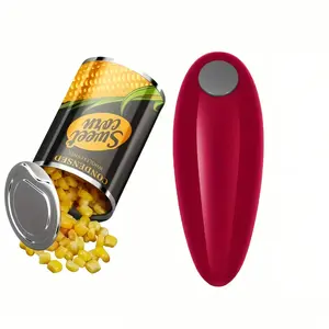 Effortless One-Touch Electric Can Opener, Safety Automatic Can Opener with Smooth Edge Fits All Cans Sizes, Battery operated Can Opener for Seniors with Weak Hands,Arthritis