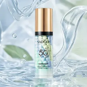 3-in-1 Color Correcting Facial Serum & Primer - Flawless, Compact Green Oil-Control Base with Moisturizing, Hydrating, UV Isolation, Tone-Up Concealer, Invisible Pore Foundation Benefits