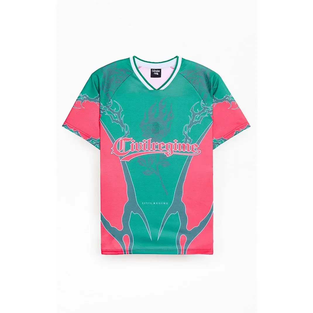 Civil Men's Mysterio Short Sleeve Soccer Jersey - Multicolor
