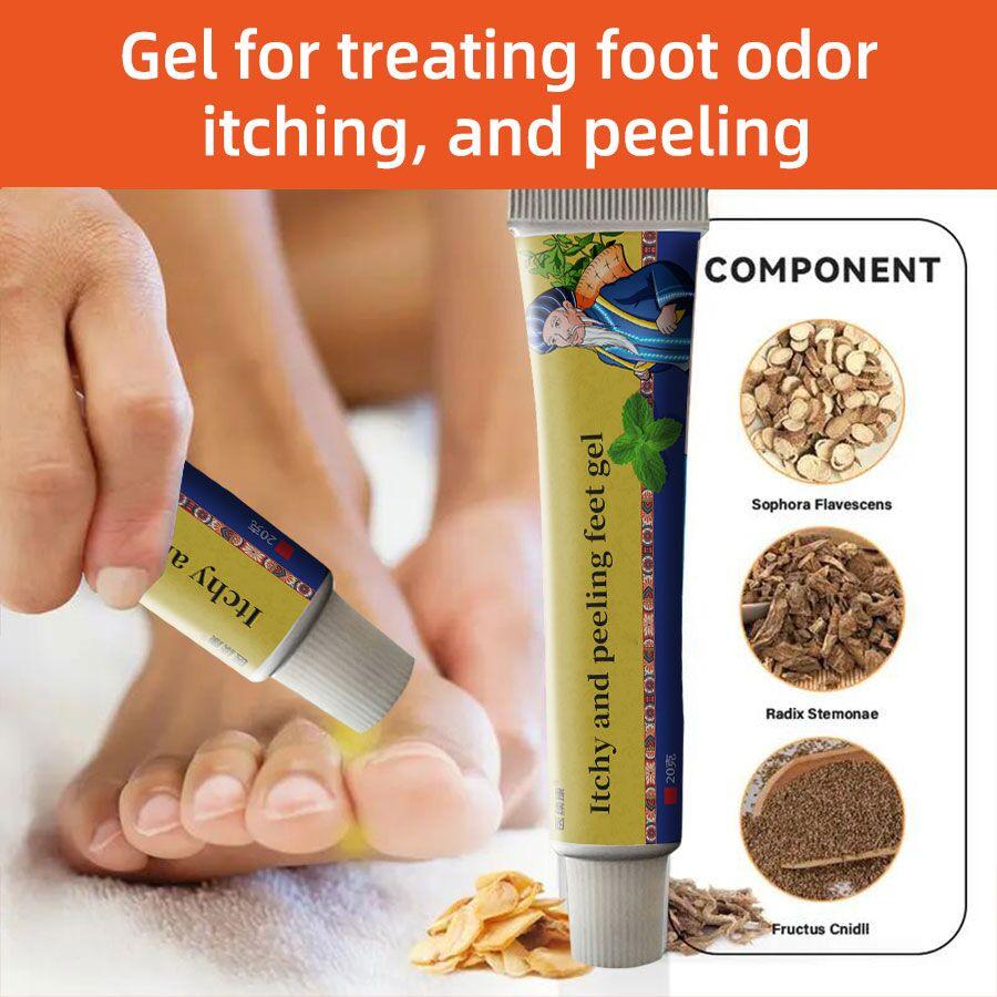 Athlete's Foot Cream: Relieves itching, peeling, foot odor, itchy toes, Hong Kong foot, excessive foot sweat, cracked and blistered feet.