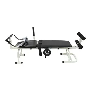 Multifunctional Cervical & Lumbar Traction Device 150kg Load Handwheel Adjustable for Home Clinic Hospital Rehabilitation