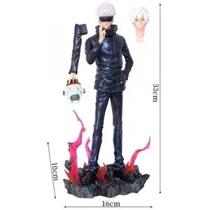 Jujutsu Kaisen Gojo Satoru 33cm Anime Figure Statue | Collectible Model Toy | Desktop Decoration Ornament | Birthday Christmas Gift | Limited Edition for Anime Fans | Best Holiday Gifts 2026