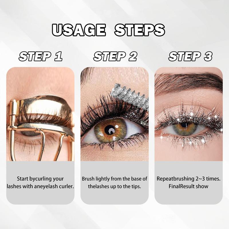 Aqpu 5 Color Shiny Mascara Set Box Waterproof Smudgeproof Formula Curling Effect Eyelash Extension Makeup Tool Perfect for Parties Festivals & Halloween Cosm mascara etic tubing mascara Cosmetic #mascara # tubing mascara