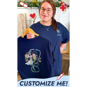 Nurse Spring Stethoscope Graphic T-Shirt