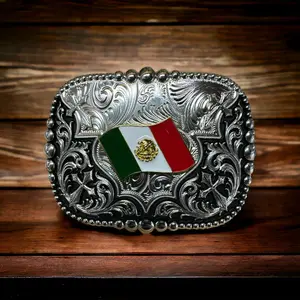 Double G Ranch - 'Viva Mexico' Belt Buckle
