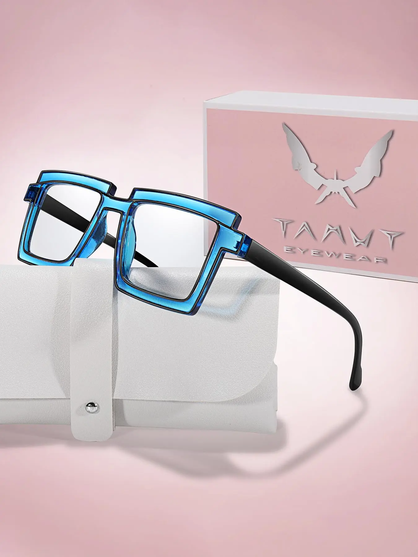 Fashionable Square Frame Eyeglasses, Stylish Square Frames, Casual Trendy Eyeglasses for Women, Fashion Eyeglasses for Work, Daily Clothing Decor, Perfect for Student Daily Use, Stylish Trendy Eyewear