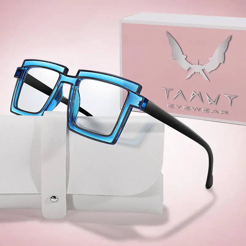 Fashionable Square Frame Eyeglasses, Stylish Square Frames, Casual Trendy Eyeglasses for Women, Fashion Eyeglasses for Work, Daily Clothing Decor, Perfect for Student Daily Use, Stylish Trendy Eyewear
